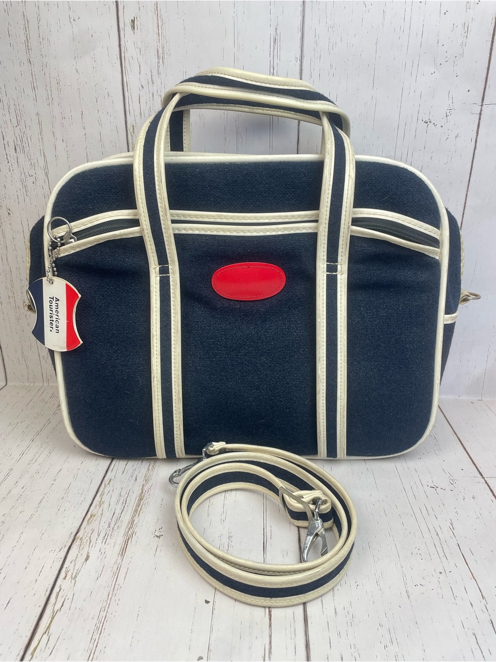 Vintage American Tourister Skyway Carry-On Travel Bag